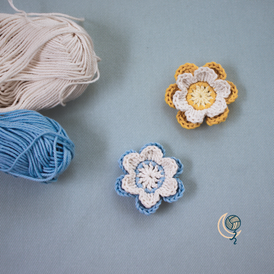 Broches fleuries